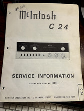Mcintosh c24 repair for sale  Rockaway