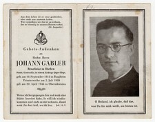 Sterbebild geistlicher sanitä gebraucht kaufen  Salzkotten
