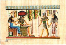 Véritable papyrus égyptien d'occasion  Aimargues