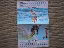 Calendario sport 1964 usato  Torino
