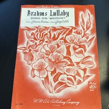 Vintage brahms lullaby for sale  Hartland