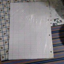 Fogli ricambi quaderno usato  Vinadio
