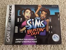 The Sims Bustin' Out Game Boy Advance Apenas Manual!  Ótimo! comprar usado  Enviando para Brazil