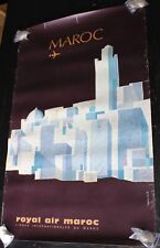 Ancienne affiche aviation d'occasion  Amiens-