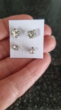Diamanté stud earrings. for sale  SWAFFHAM