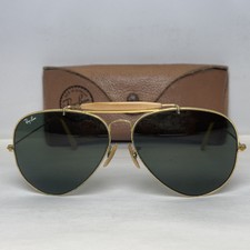 Óculos de Sol Aviador Vintage Ray Ban Bausch & Lomb Outdoorsman 62 - 14mm Fabricado nos EUA comprar usado  Enviando para Brazil