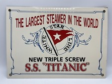 Schild titanic emaille gebraucht kaufen  Ravensburg