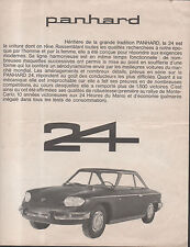Pub panhard 24 d'occasion  Vesoul