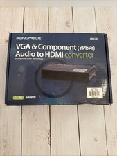 Conversor de áudio para HDMI Monoprice VGA e componente (YPbPR) LKV-351 NOB CHARITY, usado comprar usado  Enviando para Brazil