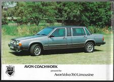 Avon volvo 760 for sale  UK