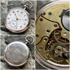 ✩ Antigo relógio de bolso ZENITH [prata 0,800] FFBA 50 espiral Breguet 15 joias comprar usado  Enviando para Brazil