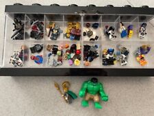 Lote de minifiguras LEGO Marvel Super Heroes + otros + caja de exhibición segunda mano  Embacar hacia Argentina