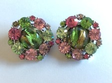 Boucles oreilles strass d'occasion  Carcassonne