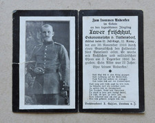 Sterbebild wk1 inf gebraucht kaufen  Schwarzach