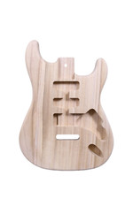 Novo estilo de corpo de guitarra SSH Paulownia madeira faça você mesmo guitarra elétrica LIXADA comprar usado  Enviando para Brazil