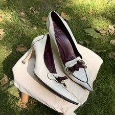 Gucci white pointed for sale  LONDON