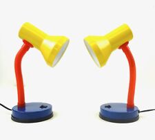 PAR VINTAGE DE 2 ABAJURES DE CABECEIRA PÓS-MODERNOS MEMPHIS ANOS 80 IDADE SOTTSASS comprar usado  Enviando para Brazil