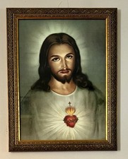 Vintage sacred heart for sale  Mount Pleasant