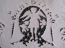 Stunning antiquefrench linen d'occasion  Bréhan