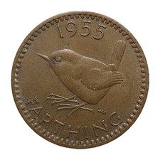 1955 british farthing for sale  LITTLEHAMPTON