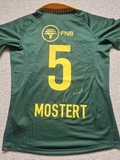 Camisa de rugby da África do Sul assinada por Franco Mostert comprar usado  Enviando para Brazil