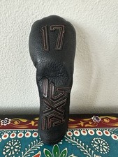 Taco de golfe PXG 17 graus levantado híbrido CAPA DE CABEÇA preto vermelho couro capa em excelente estado usado comprar usado  Enviando para Brazil