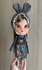 Roupas de boneca Blythe -- Conjunto de roupas cinza escuro temático de coelhinho da Páscoa (RARO) comprar usado  Enviando para Brazil