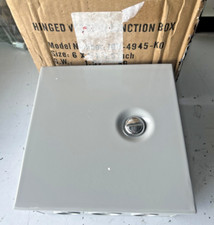Industries JBH-4945-KO aço NEMA 1 caixa de chapa metálica 6" L x 6" L x 3,5" D, cinza comprar usado  Enviando para Brazil