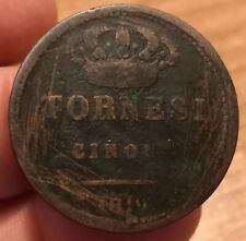 Moneta tornesi 1819 usato  Olbia
