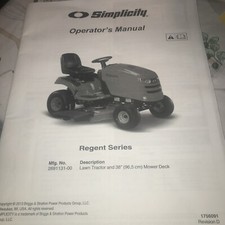 Simplicity tractor regent for sale  Leechburg