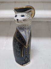 royal crown derby paperweight cat for sale  LONDON