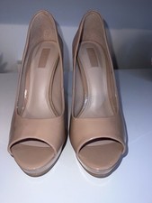 Nude peep toe for sale  LONDON