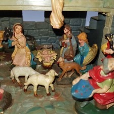 Vintage nativity scene for sale  LANCING