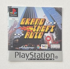 Usado, Grand Theft Auto PlayStation PS1 PLATINUM livreto de instruções manual SLES 00032 comprar usado  Enviando para Brazil