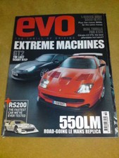 Evo magazine rs2000 for sale  UK