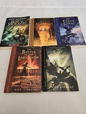 COMPLETE SET! Percy Jackson and the Olympians Rick Riordan Set #1-5 Paperback comprar usado  Enviando para Brazil