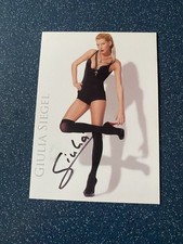 Autogrammkarte giulia siegel gebraucht kaufen  Falkenstein