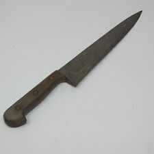 Antiguo cuchillo de chef Ed Wusthof Dreizackwerk Solingen Alemania 147-10 acero al carbono, usado segunda mano  Embacar hacia Argentina