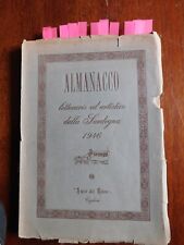 Almanacco sardegna xilografia usato  Forli