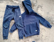 Boys navy tracksuit for sale  MAGHERA