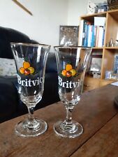 Vintage britvic glasses for sale  YORK