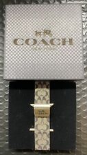 Apple Watch Coach unissex pulseira ouro e preto aço inoxidável nova comprar usado  Enviando para Brazil