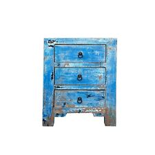 Distressed bright blue for sale  San Mateo
