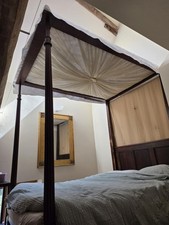 Lit baldaquin sommier d'occasion  Bourthes