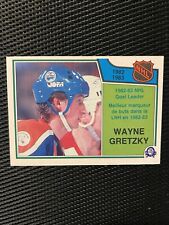 Wayne Gretzky 1983-84 O-Pee-Chee Edmonton Oilers NHL ¡Líder de gol #215 casi nuevo-como nuevo! segunda mano  Embacar hacia Argentina