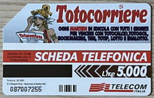Carta telefonica totocorriere usato  Lacchiarella