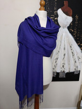 Purple pashmina soft for sale  UK