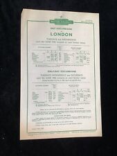 1956 railway handbill for sale  PETERBOROUGH