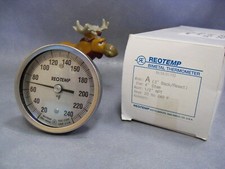 Termômetro bimetálico AA0401F53 modelo A 3" traseira/redefinição Reotemp haste 4" comprar usado  Enviando para Brazil