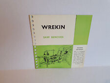 Wrekin saw bench for sale  LOUTH